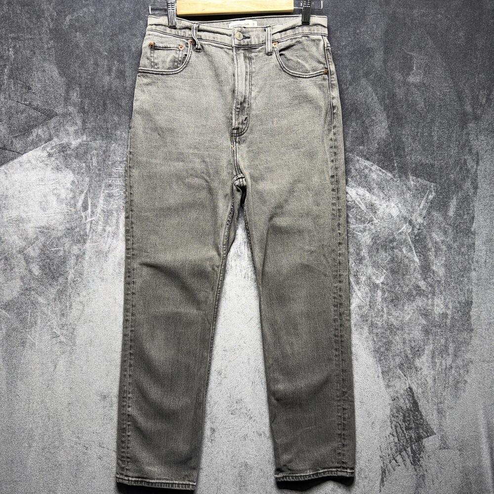Abercrombie & Fitch Jeans Womens 28/6 Gray High Rise Straight Denim Ankle